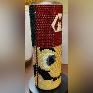 Rhinestone Decorated Mario/Luigi Tumbler